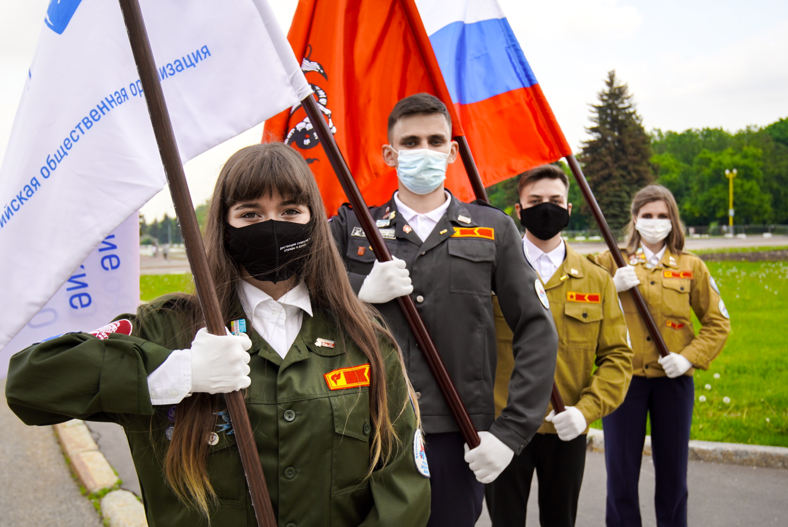 В Москве состоялась линейка, посвященная открытию трудового семестра  студенческих отрядов Москвы